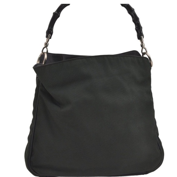 Gucci Handbags - Authentic Gucci Bamboo 2way nylon shoulder bag